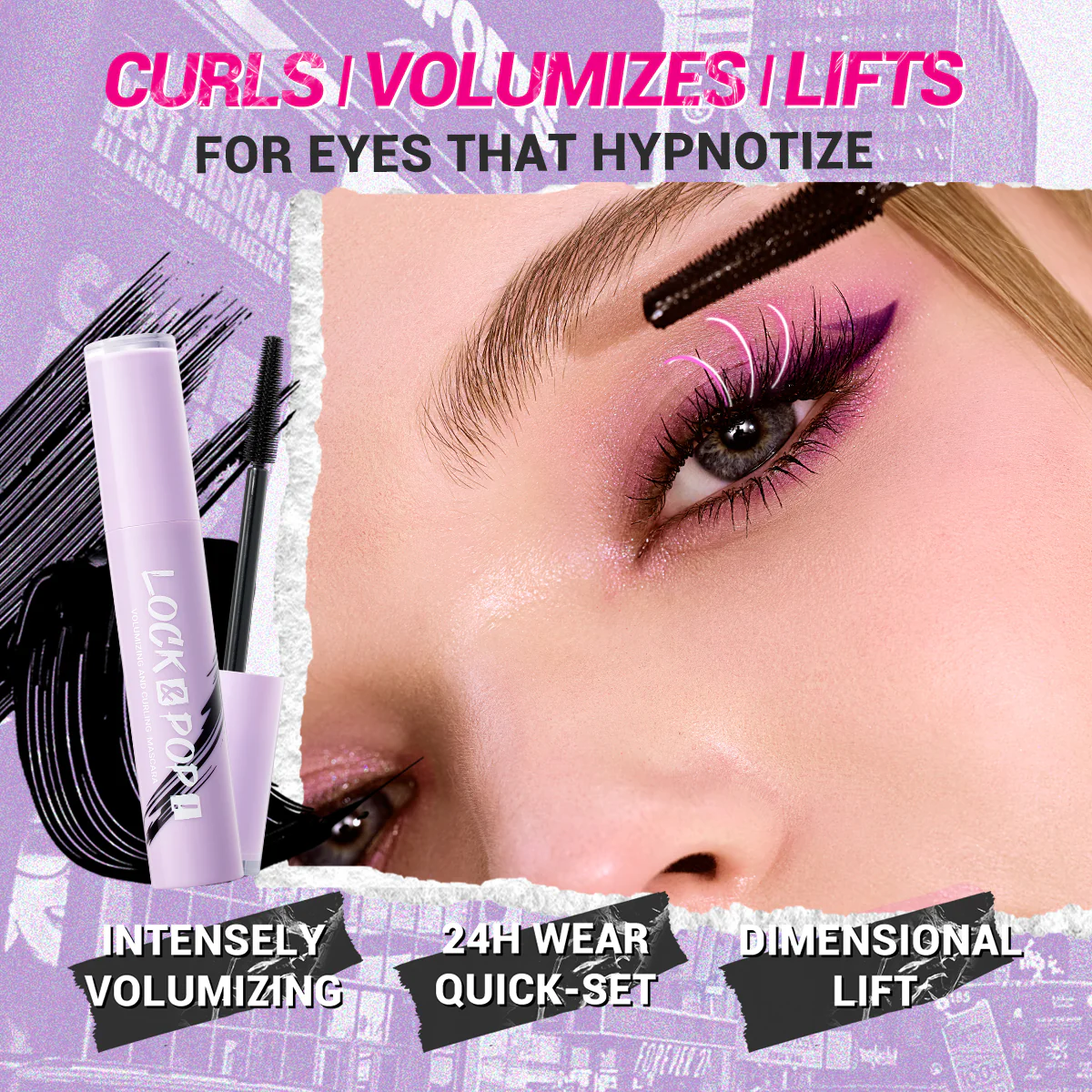 LOCK & POP! VOLUMIZING AND CURLING MASCARA