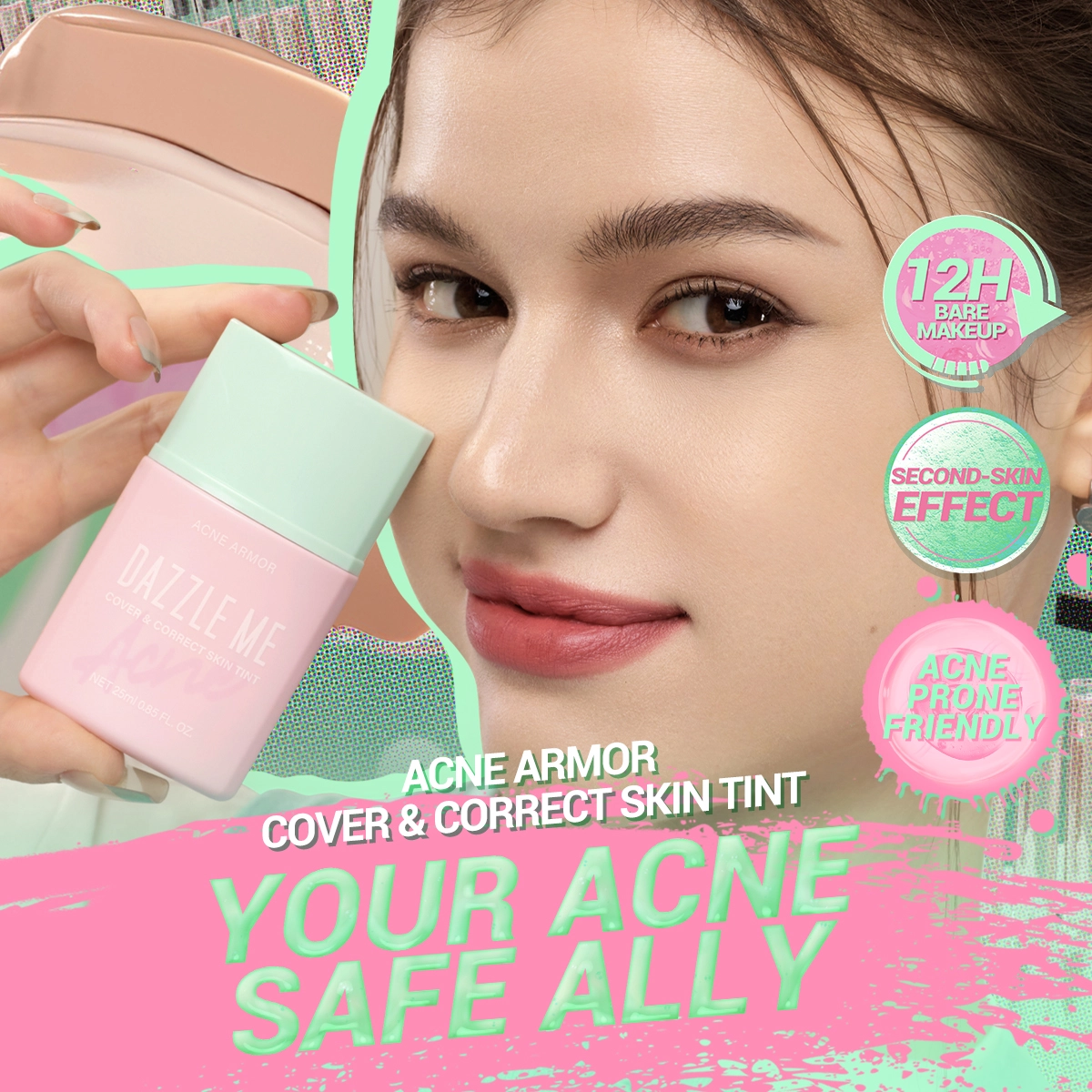 ACNE ARMOR COVER & CORRECT SKIN TINT